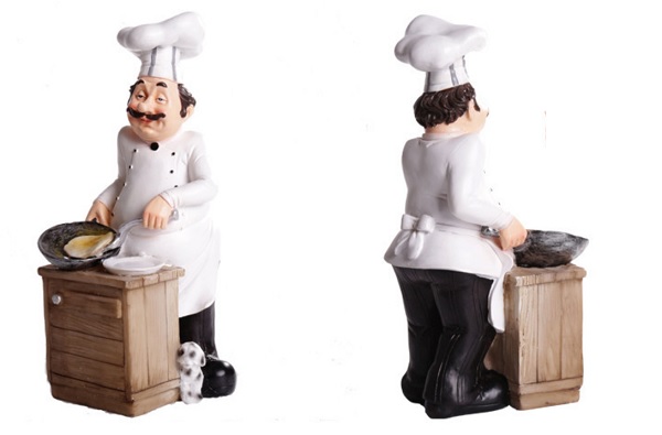 Tượng đầu bếp nấu ăn ngủ gật